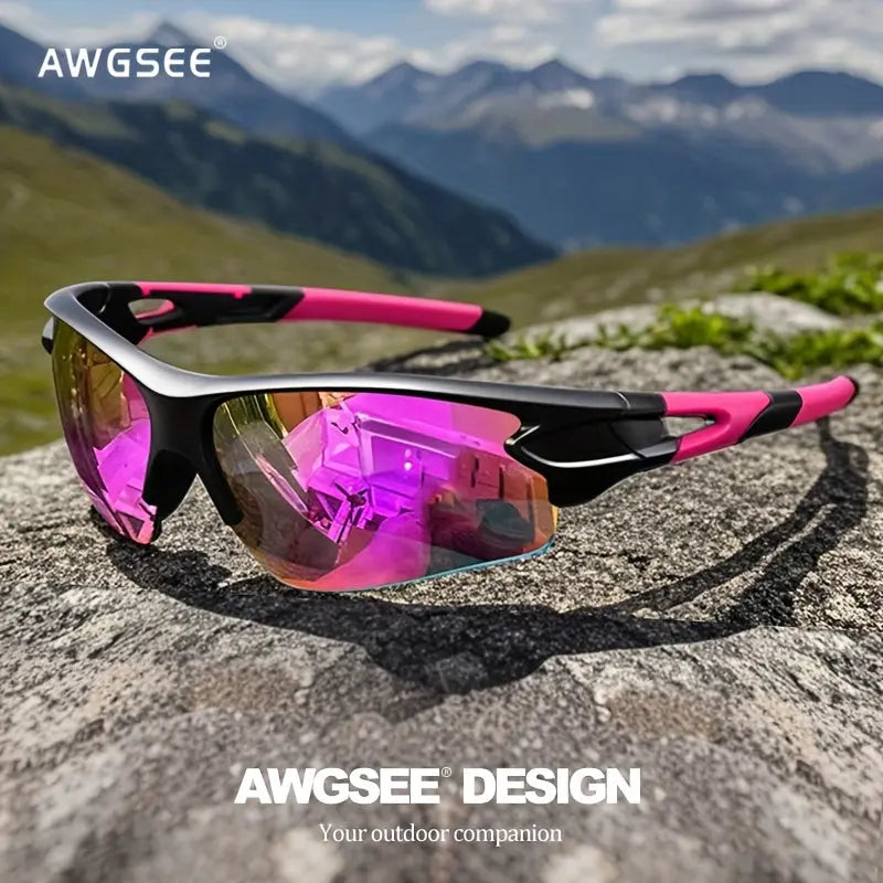Baseball Sports, Unbreakable Semi-Rim Driving Glasses, 100% Real Film Photochromic Lenses, Glasses, Sports Eyewear, Stylish Eyewear, Semirimless Design, Impactresistant Lenses, Highquality Lenses, Athletes, Golfers Dropshipman