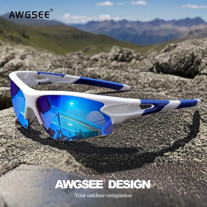 Baseball Sports, Unbreakable Semi-Rim Driving Glasses, 100% Real Film Photochromic Lenses, Glasses, Sports Eyewear, Stylish Eyewear, Semirimless Design, Impactresistant Lenses, Highquality Lenses, Athletes, Golfers Dropshipman